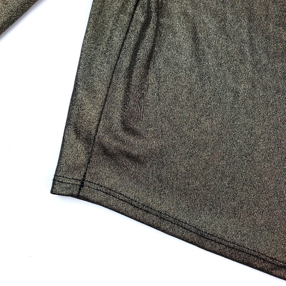 Bar III Glitter Bell Sleeves Off the Shoulder Top - Picture 7 of 7